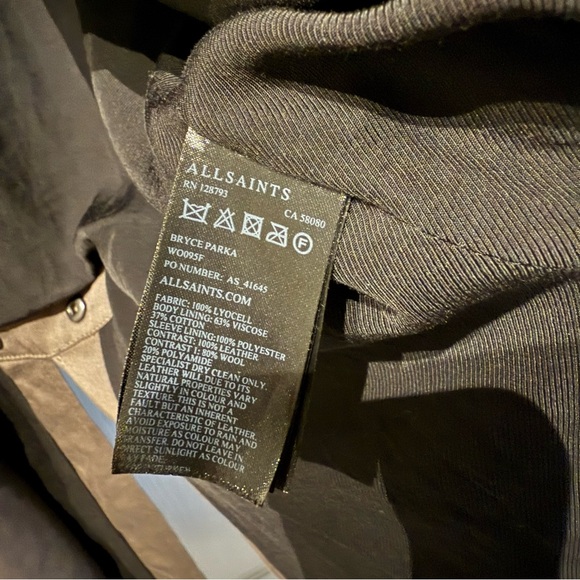 All Saints Bryce Parka - Picture 4 of 4